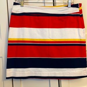 Skirtin Around lined patterned skirt-size 10